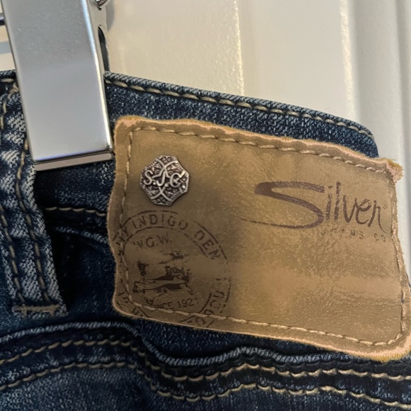 SILVER Aiko High Skinny Jeans size 30W - Picture 7 of 8